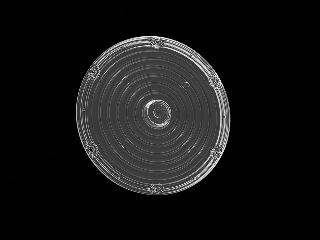 184mm 100w 150w 200w Στρογγυλο LED φωτιστικό οπτικό με επικάλυψη Abrazine υλικό PC IP66 επίπεδο προστασίας