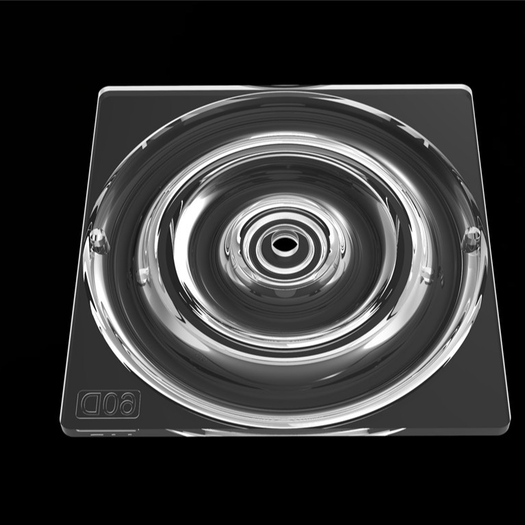 SMD 2835 PC 60 βαθμός 2 Δαχτυλίδι LED Street Light Lens με εξαιρετική κατανομή φωτός
