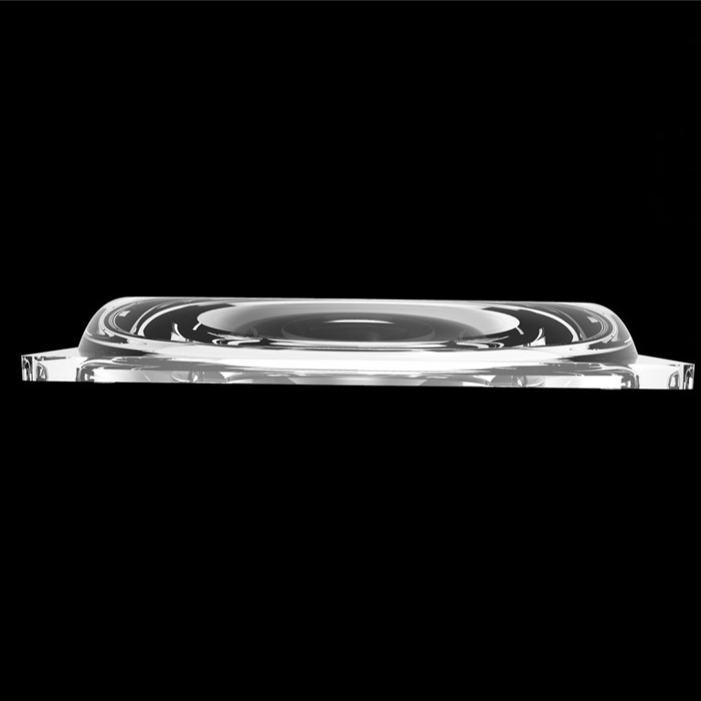 SMD 2835 PC 60 βαθμός 2 Δαχτυλίδι LED Street Light Lens με εξαιρετική κατανομή φωτός