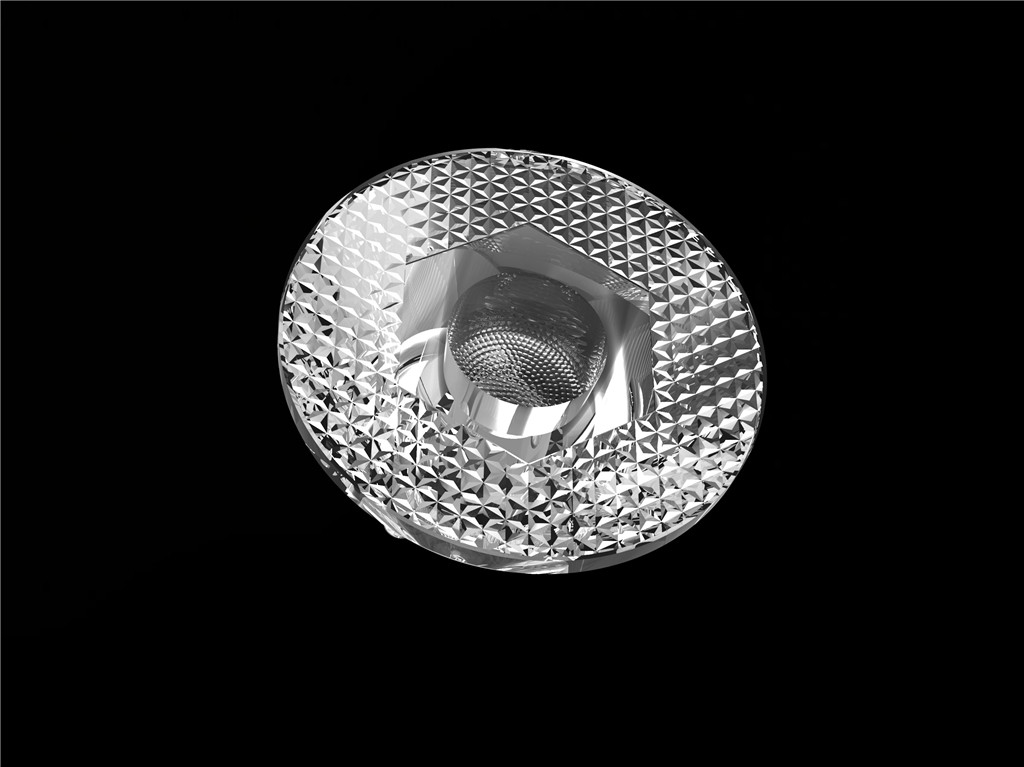 35*23,3mm IP66 Πυρόστερος PMMA LED φακός για ομοιόμορφη κατανομή του φωτός