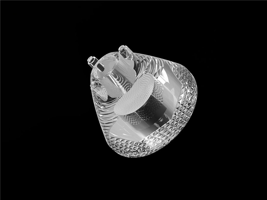 35*23,3mm IP66 Πυρόστερος PMMA LED φακός για ομοιόμορφη κατανομή του φωτός
