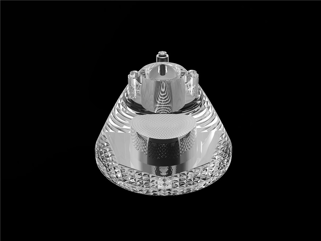 35*23,3mm IP66 Πυρόστερος PMMA LED φακός για ομοιόμορφη κατανομή του φωτός