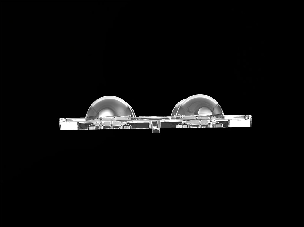 50*50mm 60 βαθμός 4 σε 1 φακό φωτός LED Υλικό PC για φωτισμό πλημμύρας SMD7070/ 5050/4*3030 LED