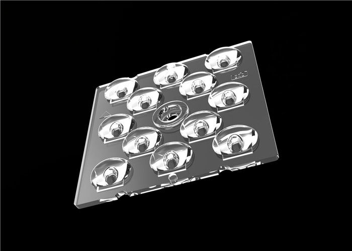 Ο πίνακας L50*W50mm PCB φακών TYPE3 των διαφανών οδηγήσεων Cree ταξινομεί τη μεταδιδόμενη οπτική συσκευή