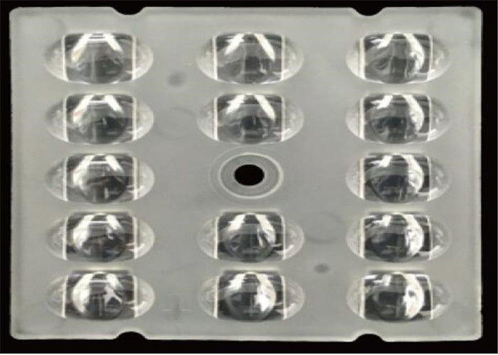 Πολυ φακός των οδηγήσεων TYPE5 SMD 3030 οπτικοί φακοί 152 βαθμών για το φως χώρων στάθμευσης των οδηγήσεων