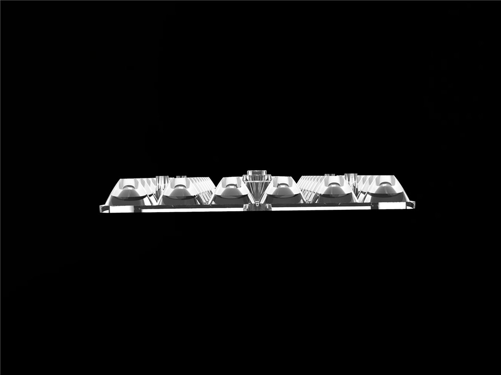 54IN1 30 βαθμών εξωτερικό φως 3030 LED φακούς PC Led οπτική για το στάδιο φωτισμού / φωτισμού βάθους L144 * W94mm