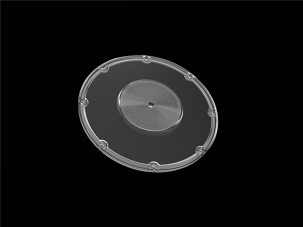 Φαγάδα- AC Φ206mm 120 βαθμών πλαστικό UFO Highbay Led Lens 3030 υψηλής ισχύος