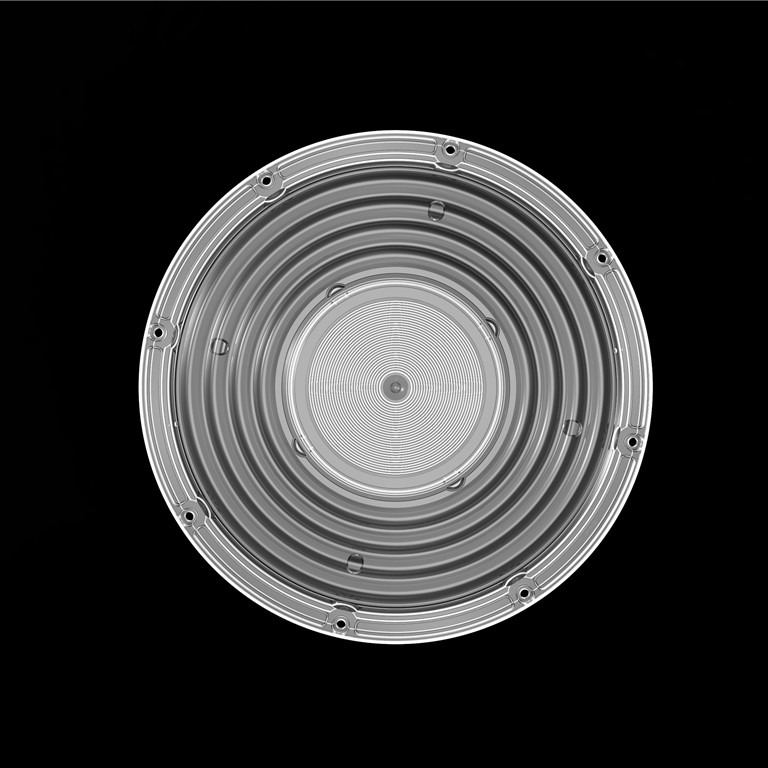 150W UFO LED High Bay Light Lens AC Type 206mm / 90 Degree 2835/ 3030 LED PC Οπτική Λύκτης