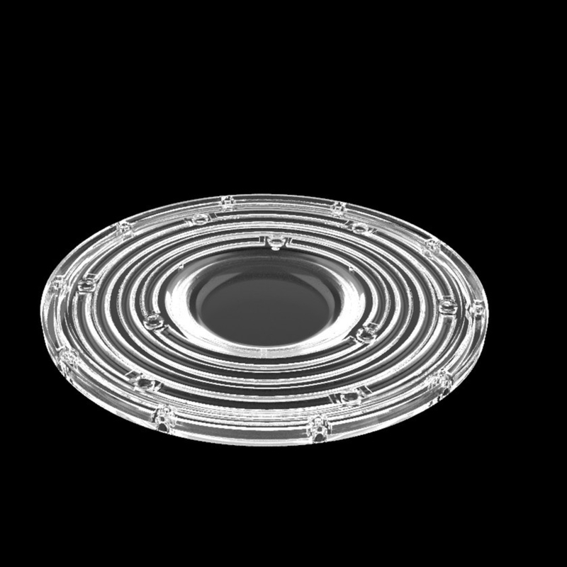 φ235mm Στρογγυλό UFO High Bay Light Lens 100W 150W 3030 Led Mining Lamp Lens 90 βαθμών Οπτικός Led Lens