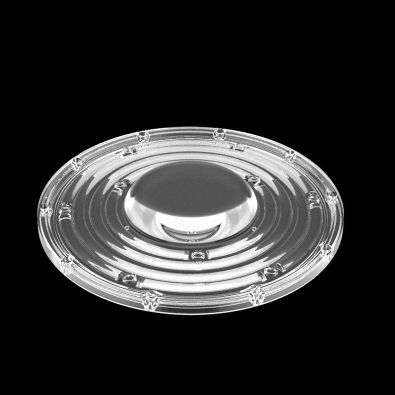 φ235mm Στρογγυλό UFO High Bay Light Lens 100W 150W 3030 Led Mining Lamp Lens 90 βαθμών Οπτικός Led Lens
