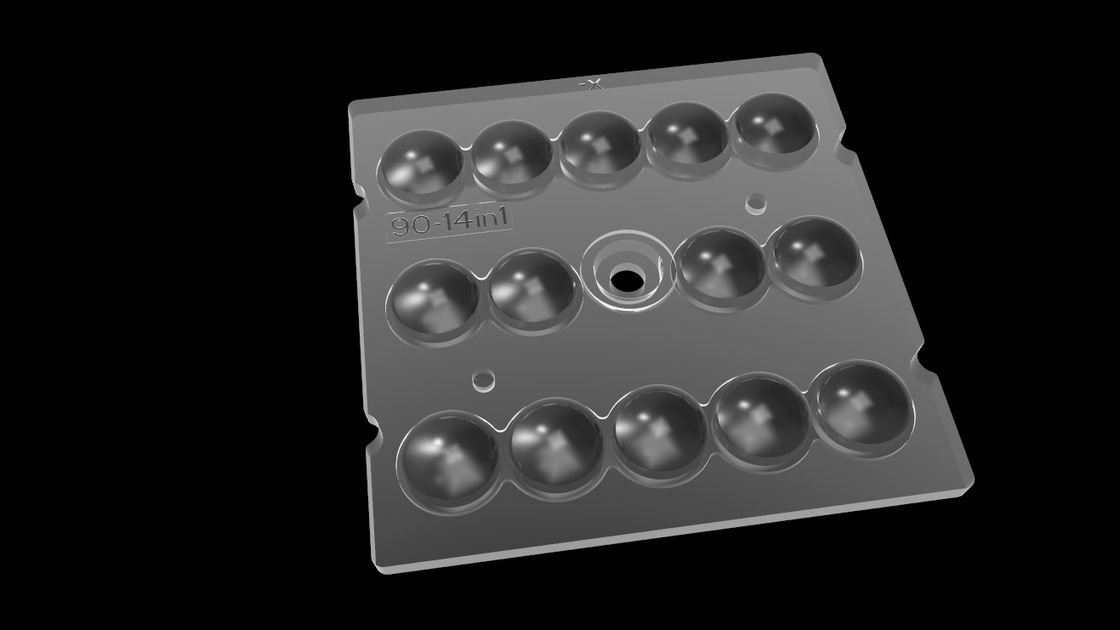 14 σε 1 οπτική PMMA για το φωτισμό των οδηγήσεων, σειρά φακών 90 οδηγήσεων βαθμού για το φωτισμό σηράγγων