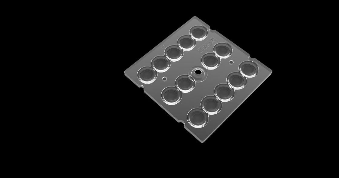 14 σε 1 οπτική PMMA για το φωτισμό των οδηγήσεων, σειρά φακών 90 οδηγήσεων βαθμού για το φωτισμό σηράγγων